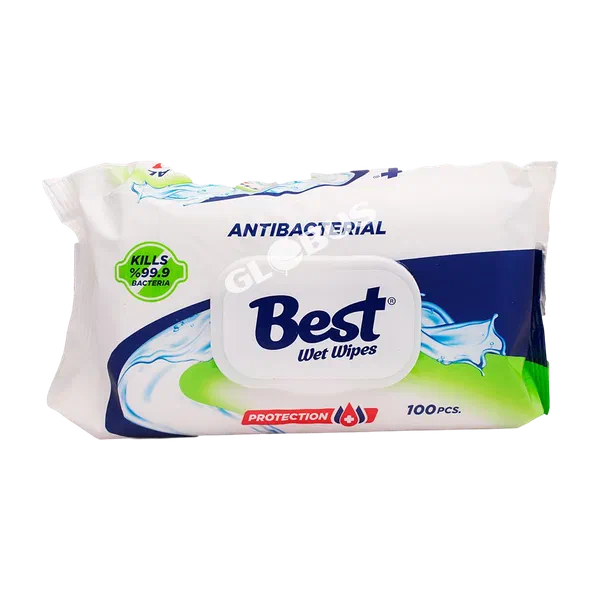 Салфетки влажн Best Antibacterial 100шт