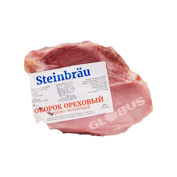 Деликатес Steinbrau Окорок "Орех" в/к в/у вес GL