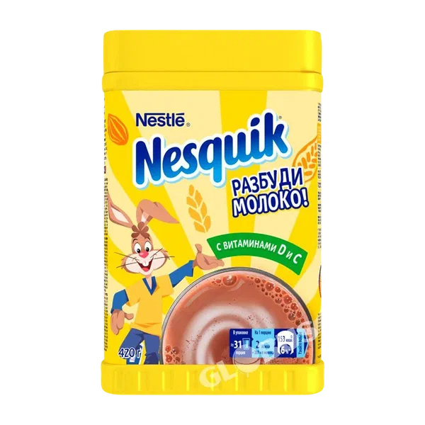 Какао Nesquik Спарта 420г ж/б