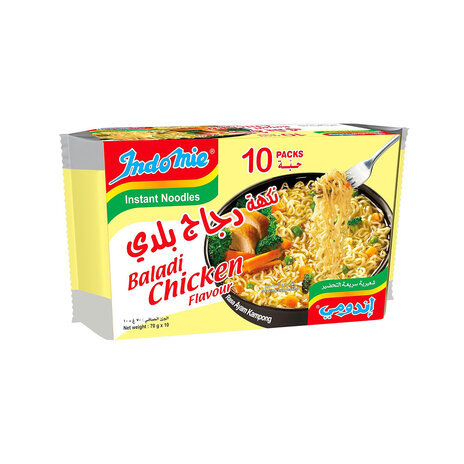 Indomie Chicken Flavor Noodels 10X 70 Gm