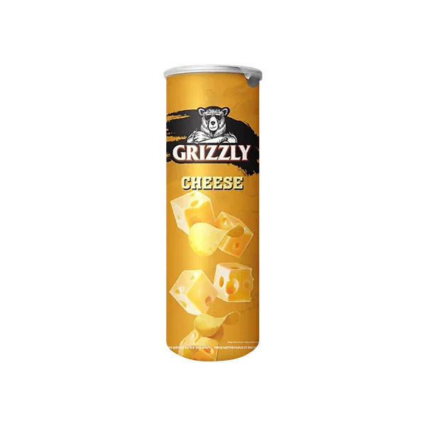 Чипсы Grizzly Сыр 130г конт Казахстан 15