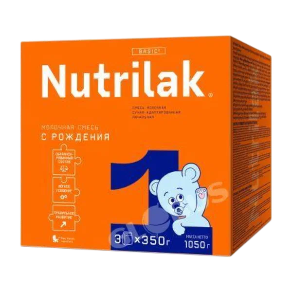 Nutrilak 1 ыңгайлаштырылган сүт балдар аралашмасы 1050г