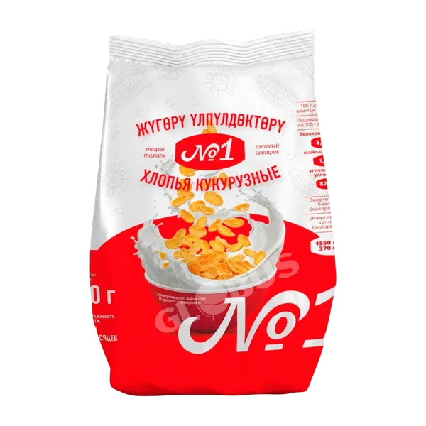 Хлопья кукуруз №1 250г м/уп PL1