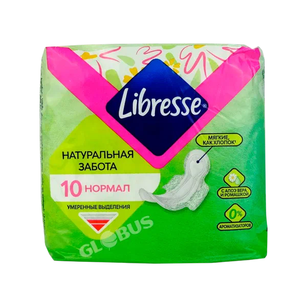 Libresse Natural Care Regular+ гиг Төшөмөлөрү 10д