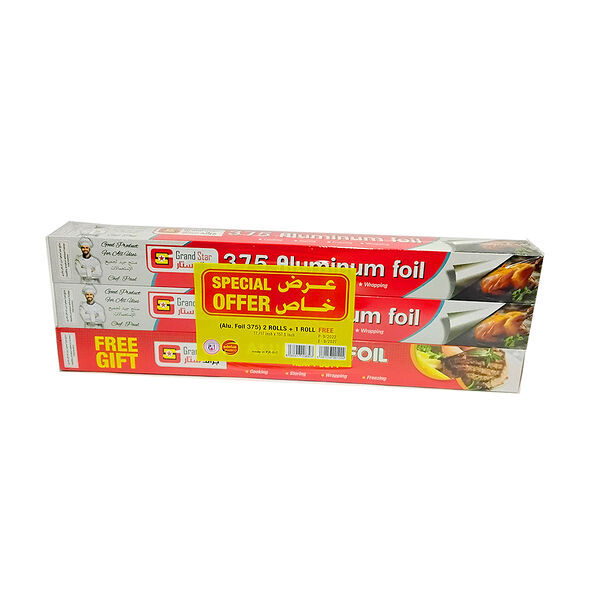 Grand Star Alufoil3X37.5Sq+Gf.