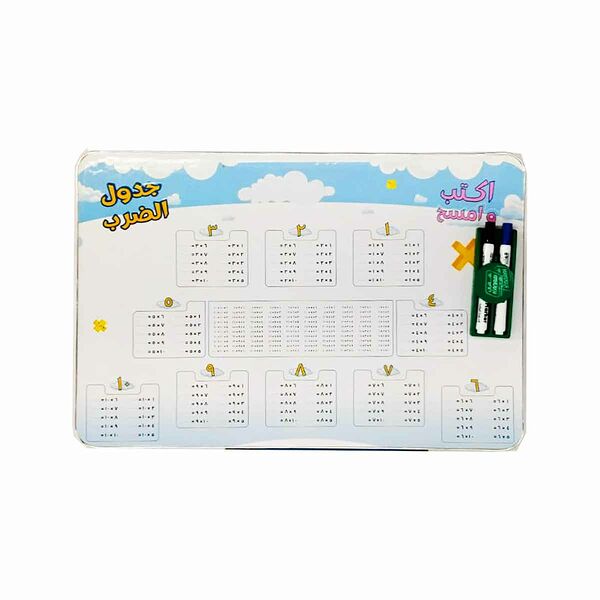 Multiplication Table + Chair With Pen+Eraser