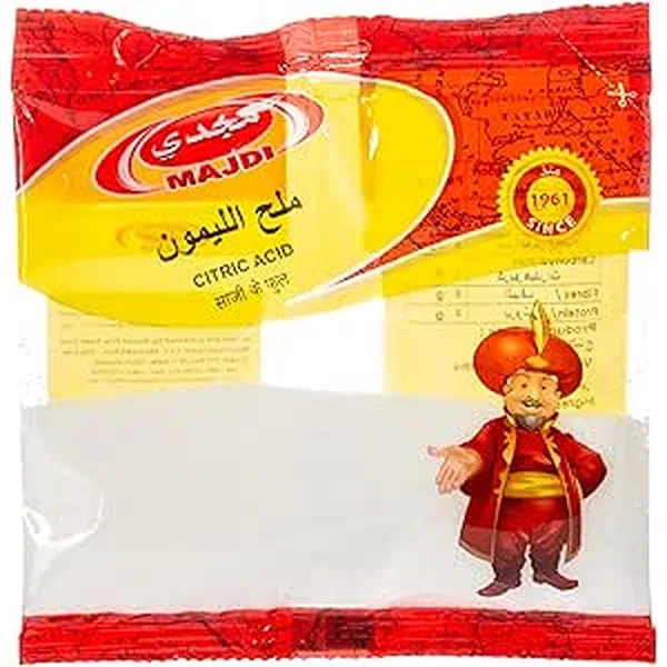 MAJDI CITRIC ACID FOOD-GRADE SOUR FLAVOR ENHANCER 100G
