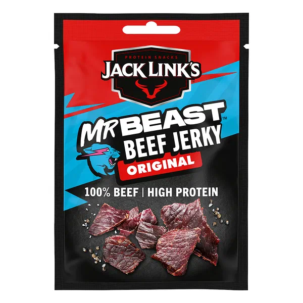 J-LINKS BEEF JERKY ORIGINAL 40G - LARGER ORIGINAL BEEF JERKY