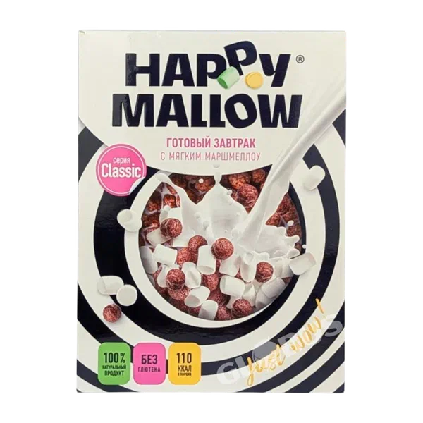 Готов.завтрак Happy Mallow мягк. маршмеллоу 240г кор