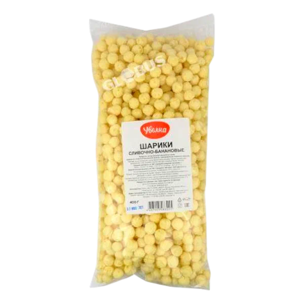 Шарики кукуруз Увелка сливоч/банан 400г