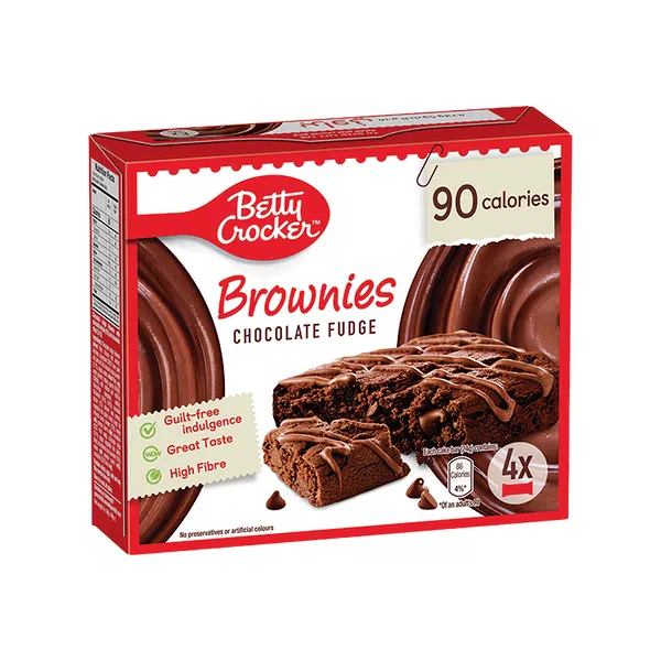 BETTY CROCKER CHOCOLATE FUDGE BROWNIES SINGLE-PORTION MIX 24G