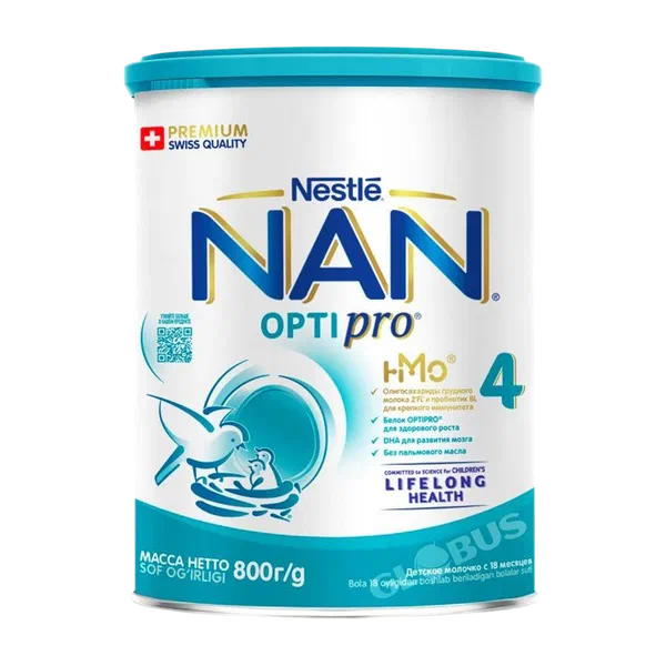 Смесь дет. Nan 4 c 24 мес. 800г ж/б Nestle