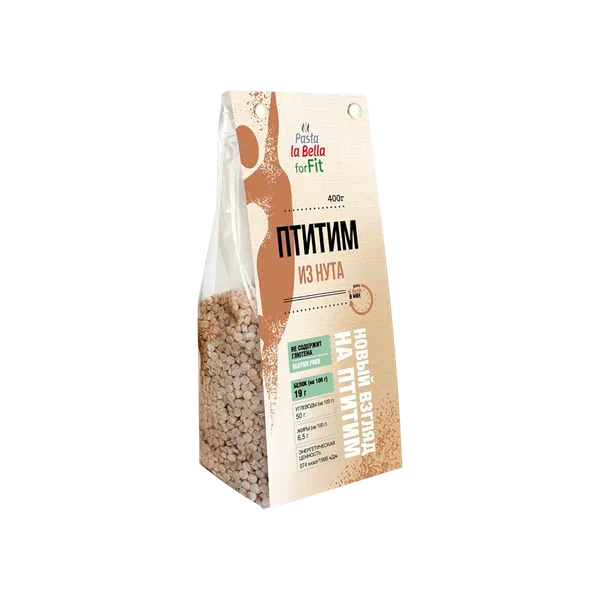 Макароны forFIT птитим из нута Без глютена 400г - Гурмайор