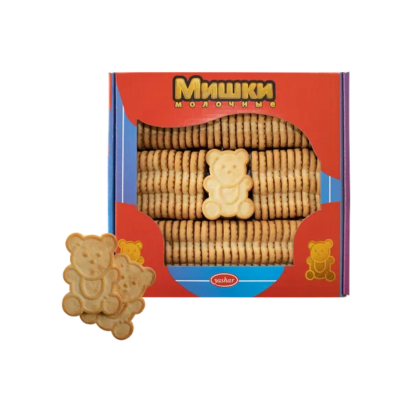 Печенье Яшар Мишки молочное вес