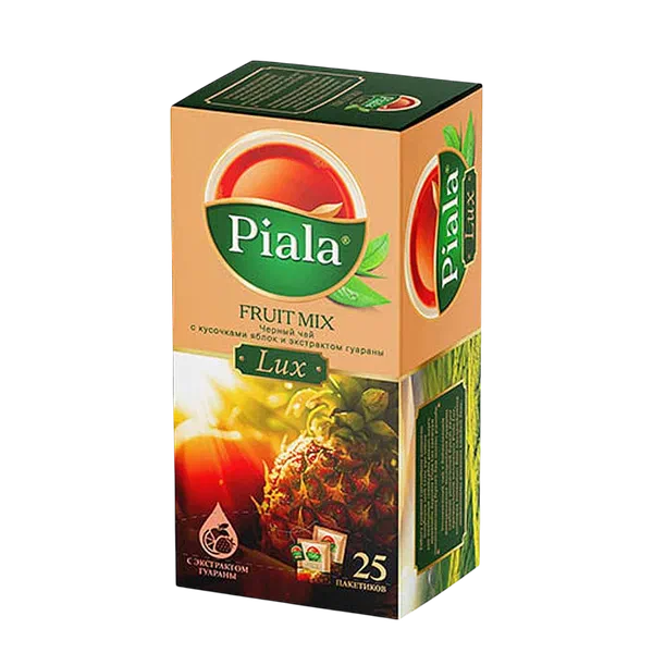 Чай Пиала Lux Fruit Mix черн 25пак
