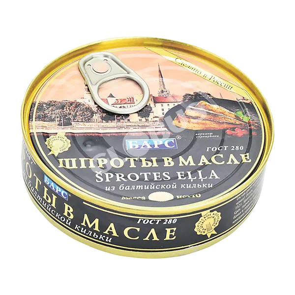 Шпроты Барс в масле 160г ж/б лит.