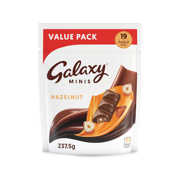 Galaxy Hazelnut Chocolate 237.5Gm