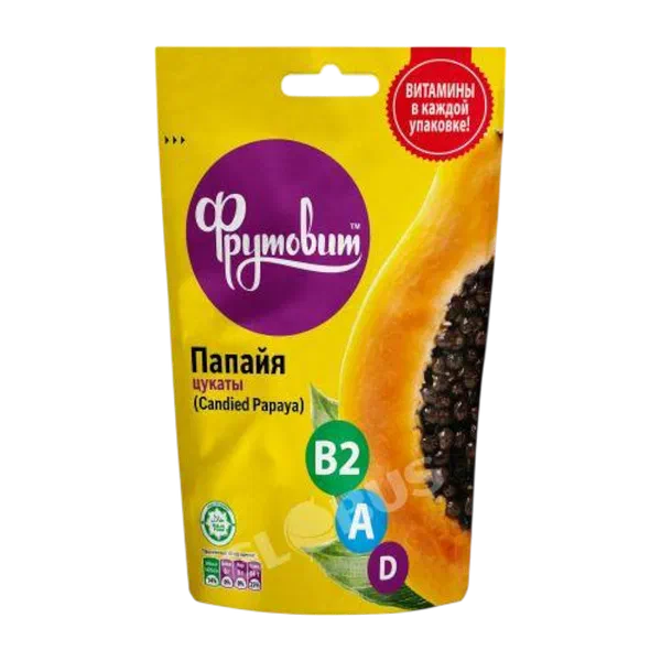 Фрутовит сары папайя кургат. жемиштер 100г