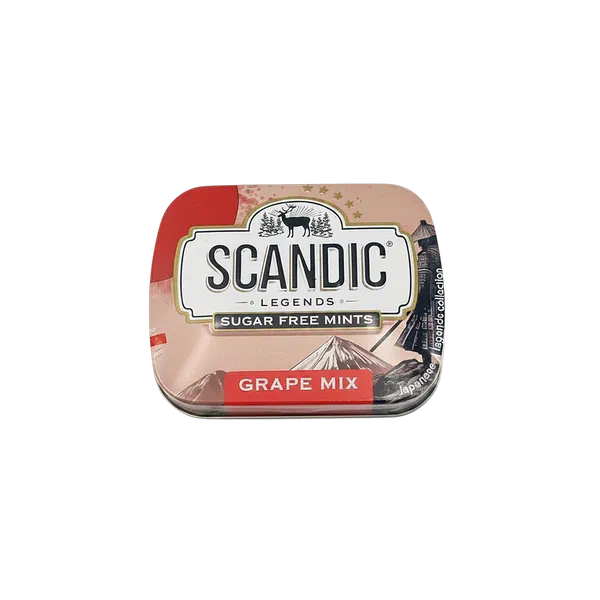 Конфеты SCANDIC б/с виноградный микс 14г