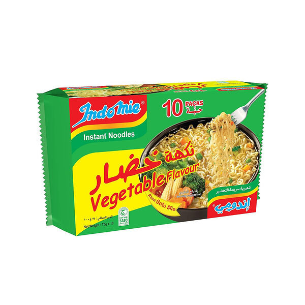 Indomie Vegetable Noodles 75Gm X10