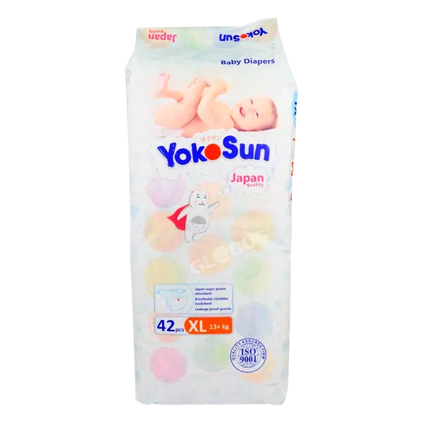 Подгузники детск Yokosun комфорт XL 13+кг 42шт