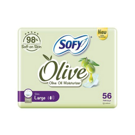 Sofy Feminine Napkin  Olive Slim Large 10Pads