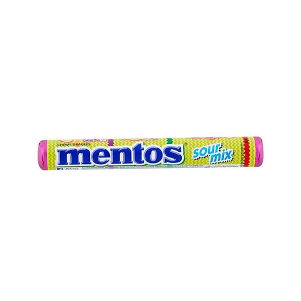 Mentos 11P Candy Roll Sour Fruit Mixed 29Gm