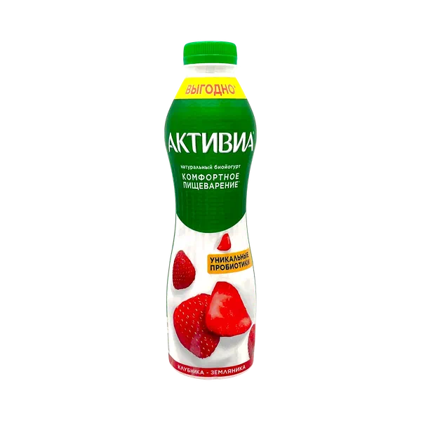 Акт.кулп/земл ич.йогурту 2,1% 650г