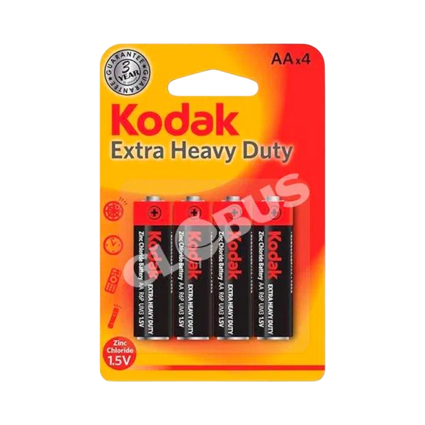 Kodak Heavy Duty AA батарейкасы 4 д.