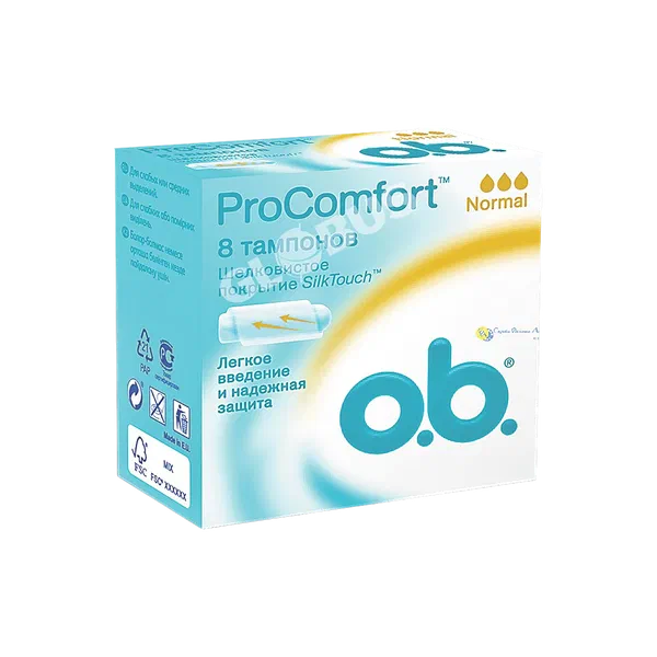 J&J O.b procomfort Normal тампондору 8д