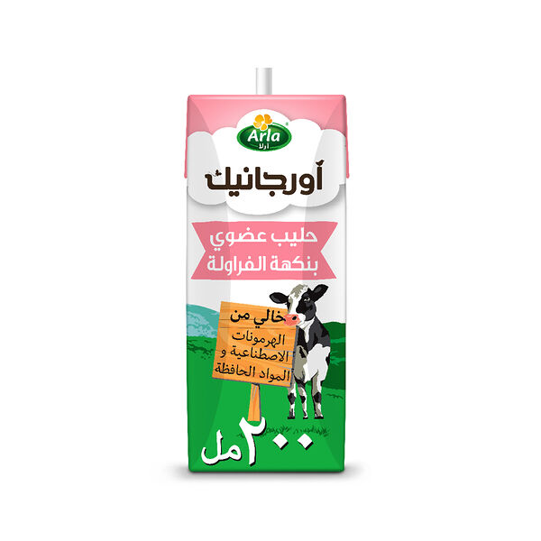 Arla Organic Strawberry Milk 200 Ml