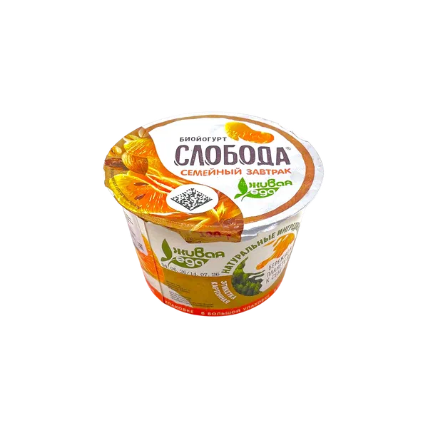 Слобода мандарин/жангак/ алма менен биойогурту 2,9% 190 г