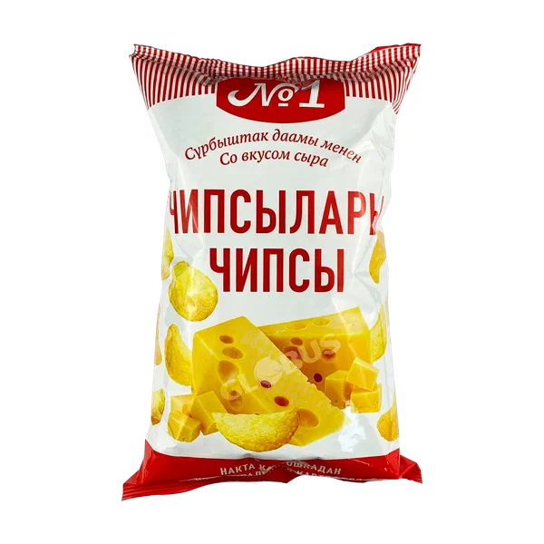 Чипсы №1 сыр 140г PL1