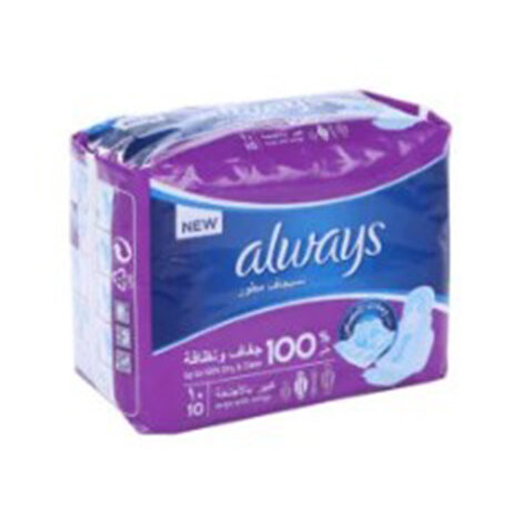 Always Aloe Cool Pads For Light Days 10 Pads