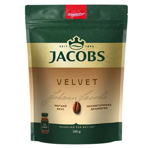 Jacobs Velvet эриме кофеси 130г