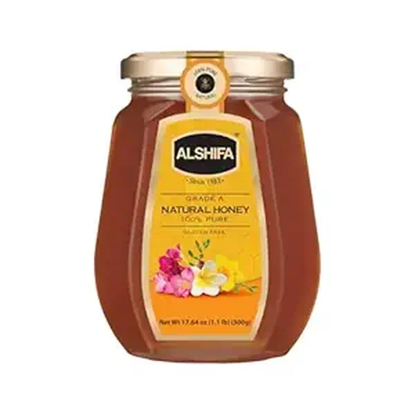 AL SHIFA PURE MULTIFLORAL NATURAL HONEY TRADITIONAL JAR 500G