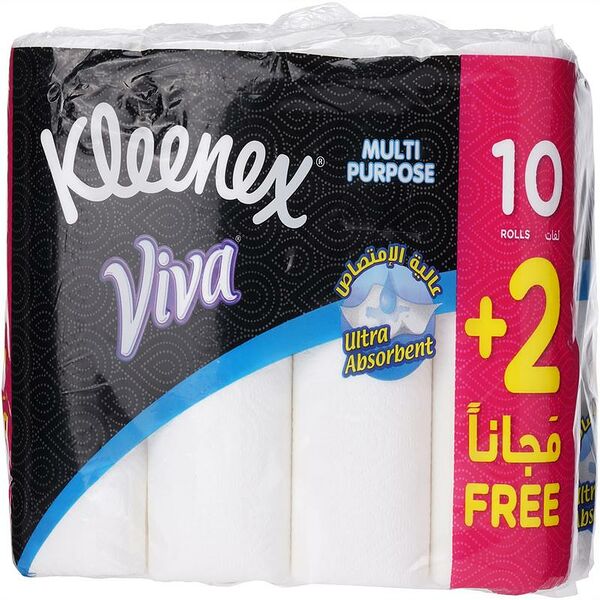 Kleenex Viva Towels Roll 10+2