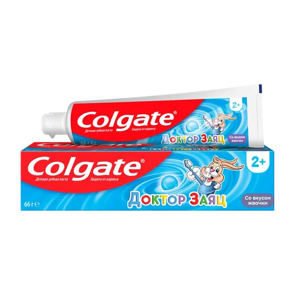 Паста зубн Colgate Доктор Заяц жвачка 2+ 50мл