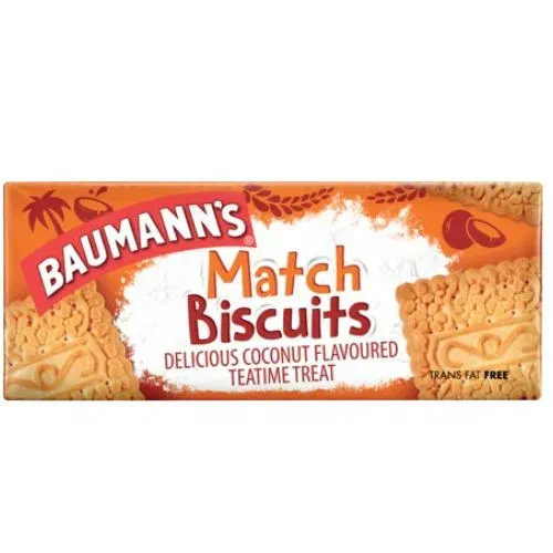 Baumann's Biscuits Match 180g