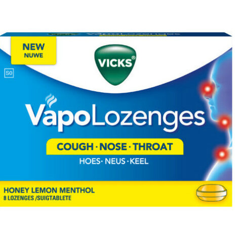 8s Honey Lemon Vapolozenge Vicks