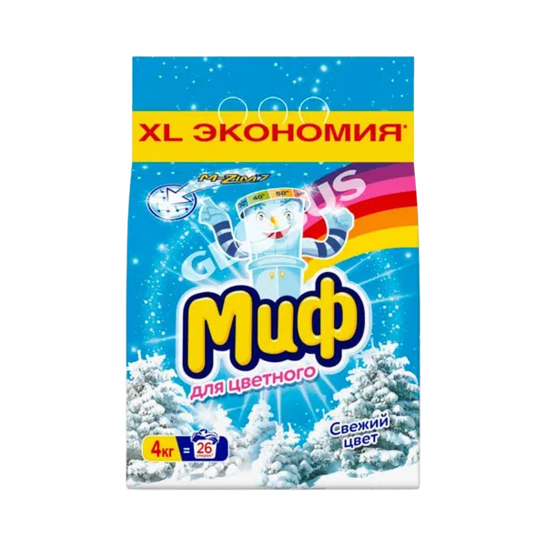 Порошок стир P&G Миф свеж цвет авт 4кг