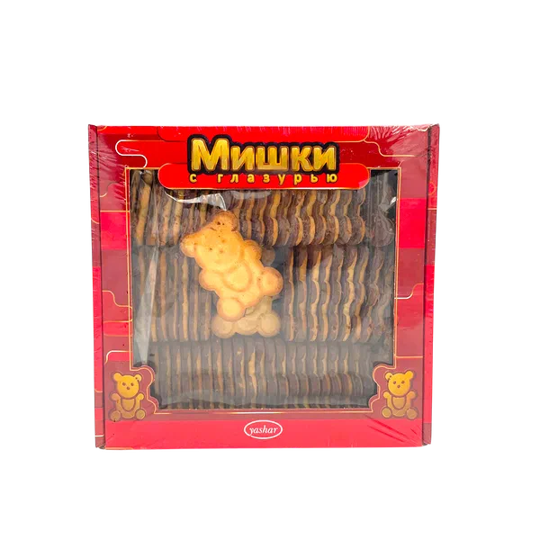 Печенье Яшар Мишки в шок. глазури 1кг