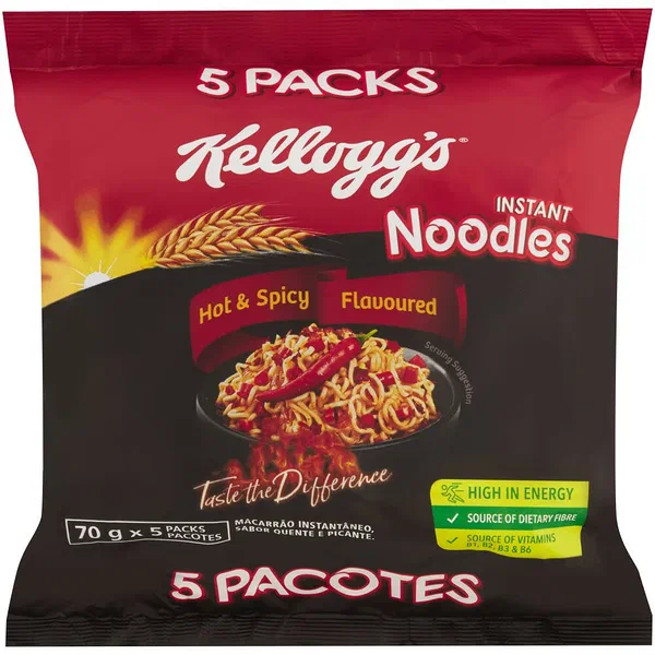 Kellogg's Noodles Hot & Spicy 5's