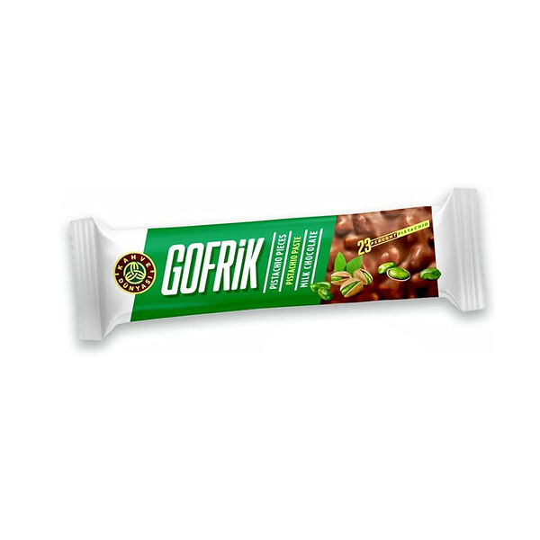 Gofrik Pistachio Wafer Bar 24Gm