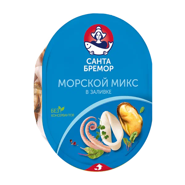 Коктейль Санта Бремор из морепрод Морской микс 180г