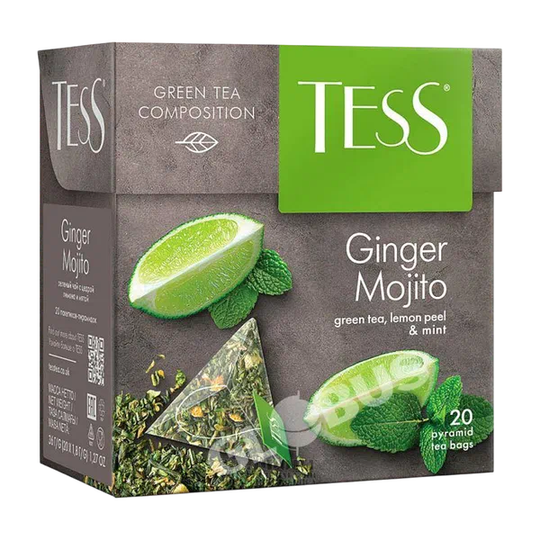 Чай Tess Ginger Mojito зел 20пак/пир