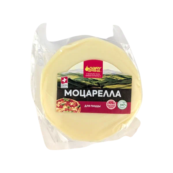 Сыр Dairy Spring Моцарелла для пиццы 40% вес в/у