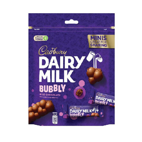 Cadburry Bubbly Milk Choco 168Gm