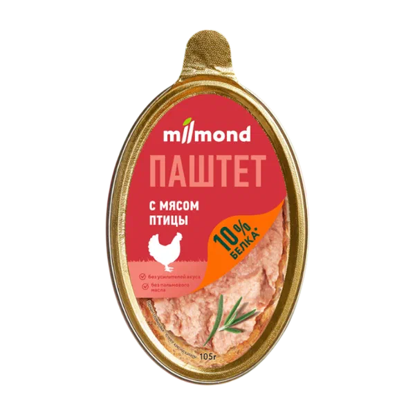 Паштет Milmond с мясом птицы 105г