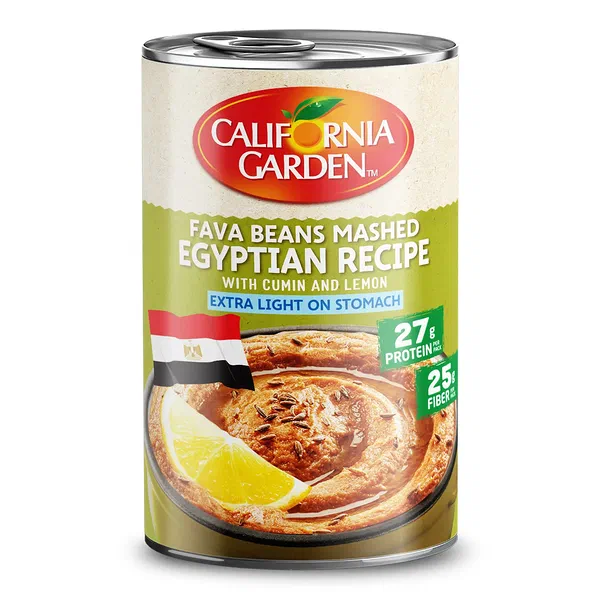 CALIFORNIA GARDEN PEELED EGYPTIAN RECIPE FOUL MEDAMMAS 450G